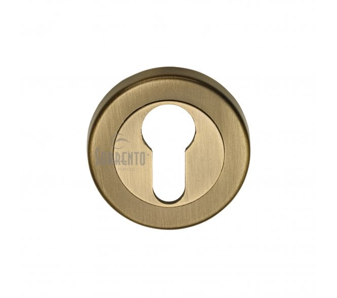 Sorrento SC-0192 Euro Profile Escutcheon - Antique Brass