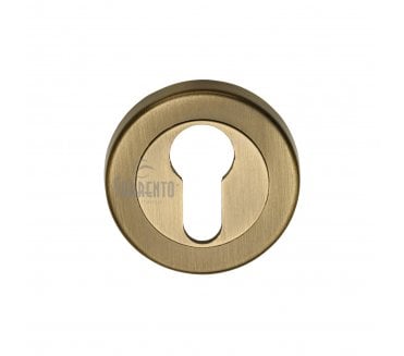 Sorrento SC-0192 Euro Profile Escutcheon - Antique Brass