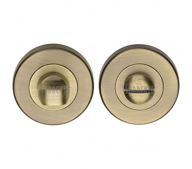 Sorrento SC-0195 Bathroom Turn & Release Set - Antique Brass