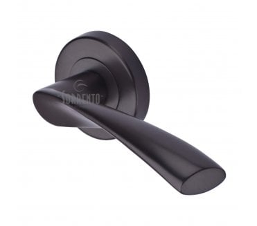 Sorrento SC-2042 Treviso Door Handles On Round Rose - Matt Bronze