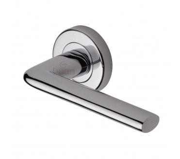 Sorrento SC-2352 Lena Door Handles On Round Rose - Polished Chrome