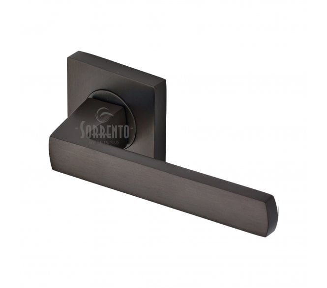 Sorrento SC-4062 Axis Door Handles On Square Rose - Matt Bronze