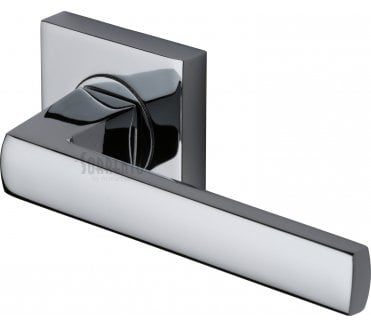 Sorrento SC-4062 Axis Door Handles On Square Rose - Polished Chrome