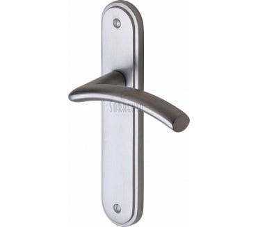 Sorrento SC-4360 Tosca Door Handles On Backplate - Satin Chrome