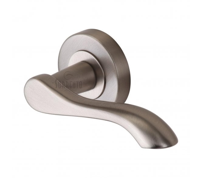 Sorrento SC-7352 Aurora Door Handles On Round Rose - Matt Bronze