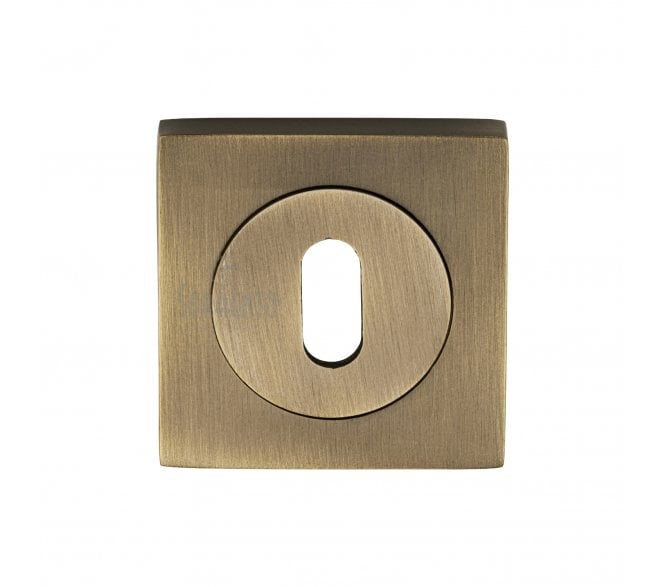 Sorrento SC-SQ0191 Square Standard Keyhole Escutcheon - Antique Brass