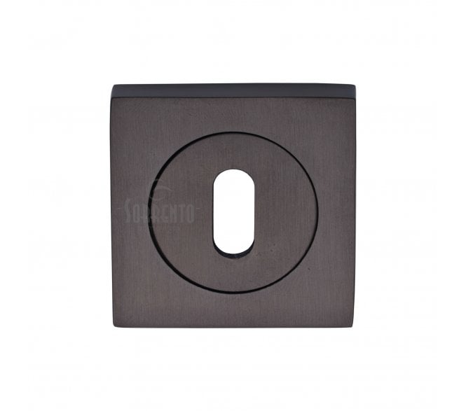 Sorrento SC-SQ0191 Square Standard Keyhole Escutcheon - Matt Bronze