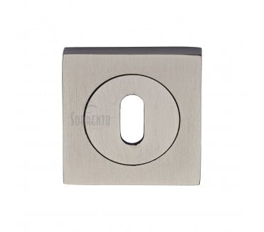 Sorrento SC-SQ0191 Square Standard Keyhole Escutcheon - Satin Nickel