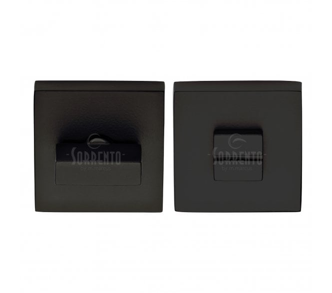 Sorrento SC-SQ4035 Square Bathroom Turn & Release Set - Matt Black