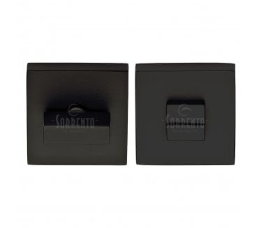 Sorrento SC-SQ4035 Square Bathroom Turn & Release Set - Matt Black