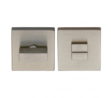 Sorrento SC-SQ4035 Square Bathroom Turn & Release Set - Satin Nickel