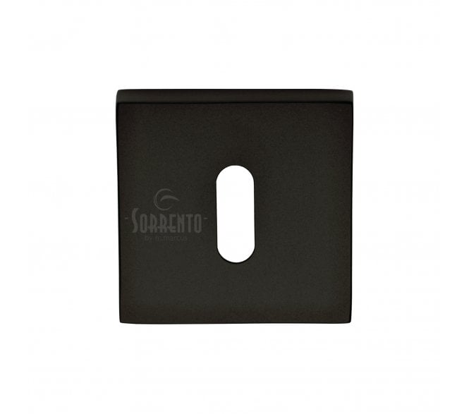 Sorrento SC-SQ5002 Concealed Square Standard Keyhole Escutcheon - Matt Black