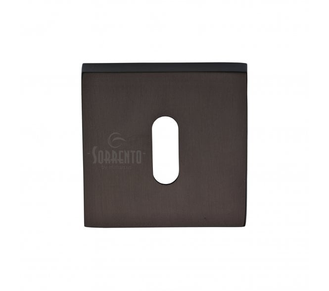 Sorrento SC-SQ5002 Concealed Square Standard Keyhole Escutcheon - Matt Bronze