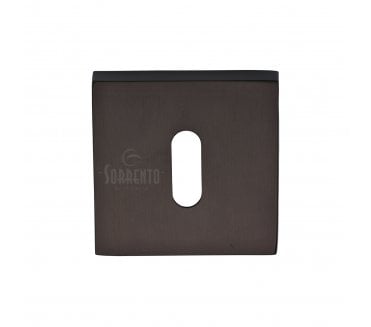 Sorrento SC-SQ5002 Concealed Square Standard Keyhole Escutcheon - Matt Bronze