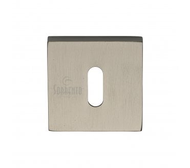 Sorrento SC-SQ5002 Concealed Square Standard Keyhole Escutcheon - Satin Nickel