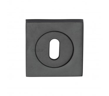 Sorrento SC-SQ0191 Square Standard Keyhole Escutcheon - Matt Black