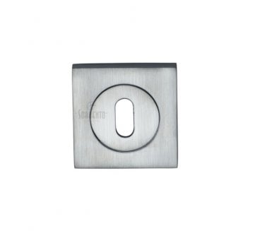 Sorrento SC-SQ0191 Square Standard Keyhole Escutcheon - Satin Chrome