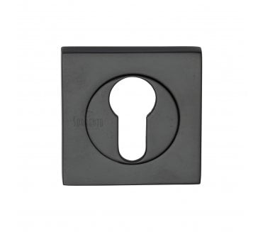 Sorrento SC-SQ0192 Square Euro Profile Escutcheon - Matt Black