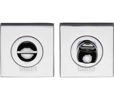 Sorrento SC-SQ0195 Square Bathroom Turn & Release Set - Polished Chrome