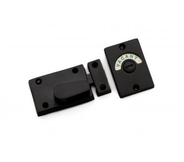 Spira Brass Bathroom Indicator Bolt - Black
