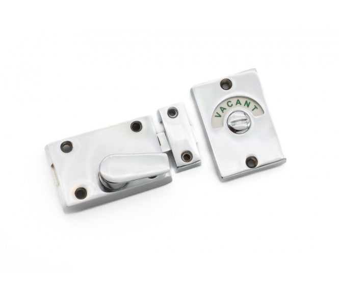 Spira Brass Bathroom Indicator Bolt - Polished Chrome