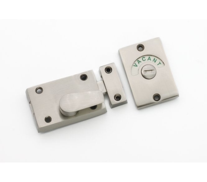 Spira Brass Bathroom Indicator Bolt - Satin Nickel