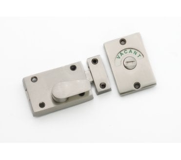 Spira Brass Bathroom Indicator Bolt - Satin Nickel
