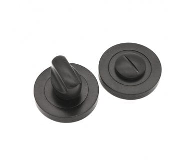 Spira Brass Bathroom Turn & Release - Black