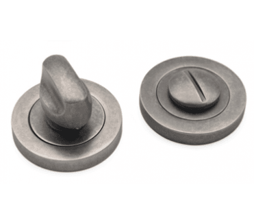 Spira Brass Bathroom Turn & Release - Pewter Effect
