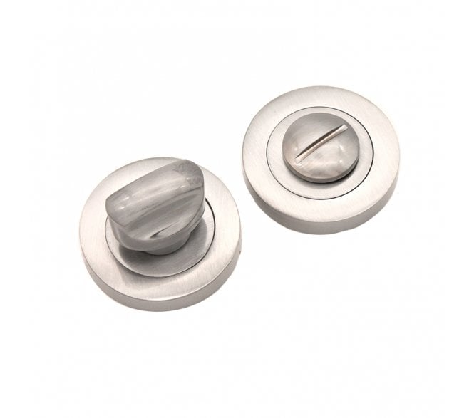 Spira Brass Bathroom Turn & Release - Satin Chrome