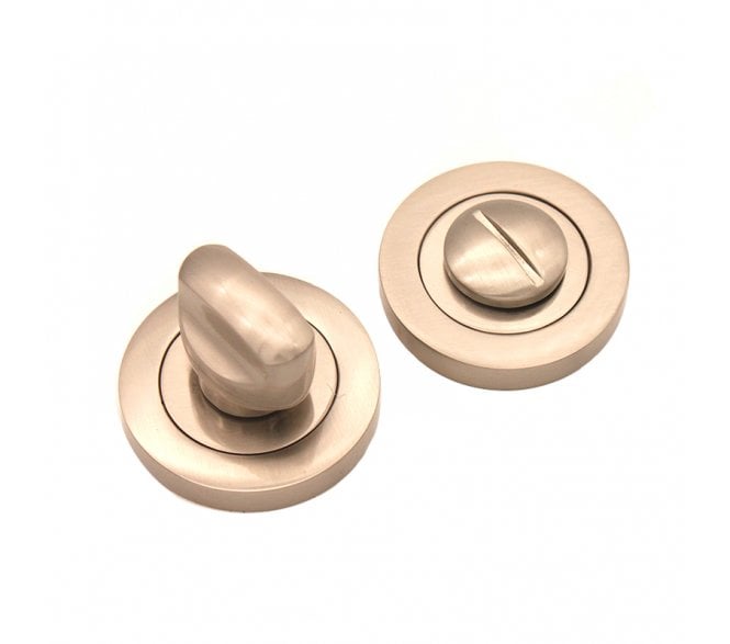 Spira Brass Bathroom Turn & Release - Satin Nickel