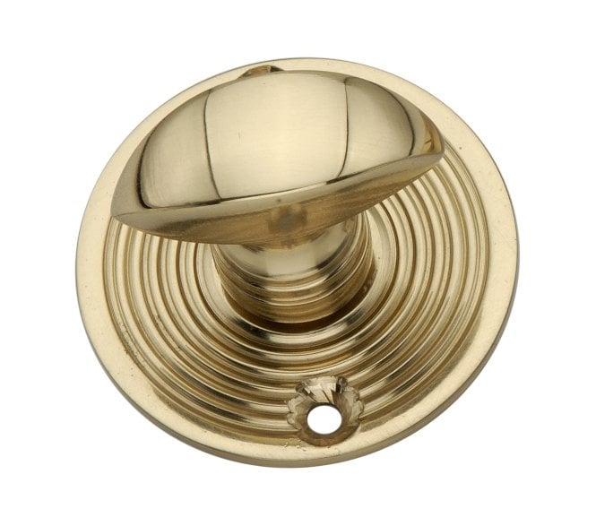 Spira Brass Beehive Bathroom Turn & Release - Polished Brass