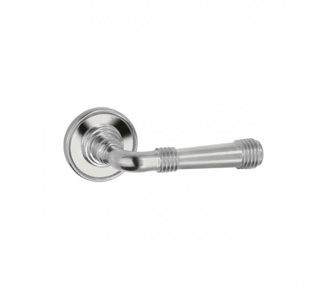 Spira Brass Beehive Lever On Round Rose - Polished Nickel