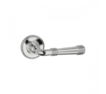 Spira Brass Beehive Lever On Round Rose - Polished Nickel