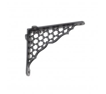 Spira Brass BR701BLK Honeycomb Shelf Brackets - Black (Pairs)