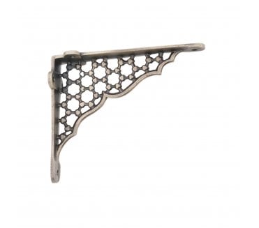 Spira Brass BR701MANT Honeycomb Shelf Brackets - Matt Antique (PAIR)