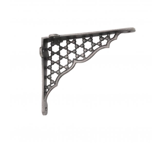 Spira Brass BR701PEW Honeycomb Shelf Brackets - Pewter (PAIR)
