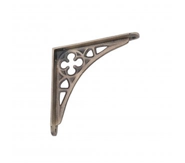 Spira Brass BR705MANT Victorian Gothic Shelf Brackets - Matt Antique (PAIR)