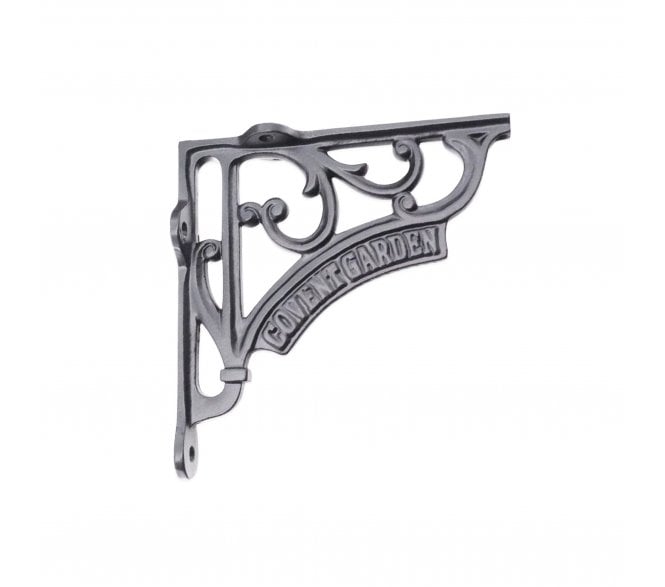 Spira Brass BR708BLK Covent Garden Shelf Brackets - Black (PAIR)