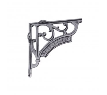 Spira Brass BR708BLK Covent Garden Shelf Brackets - Black (PAIR)