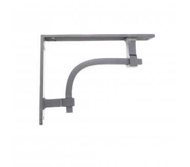 Spira Brass BR709BLK Industrial Shelf Brackets - Black (PAIR)