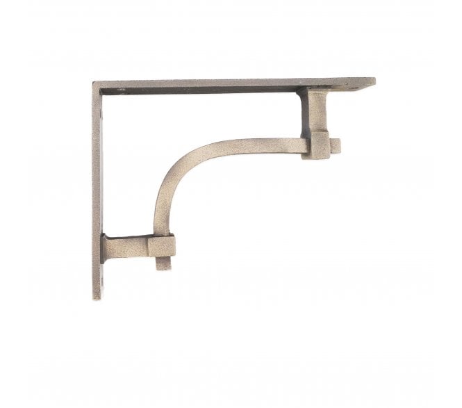 Spira Brass BR709MANT Industrial Shelf Brackets - Matt Antique (PAIR)