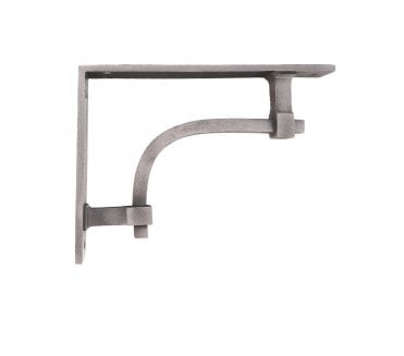 Spira Brass BR709PEW Industrial Shelf Brackets - Pewter (PAIR)