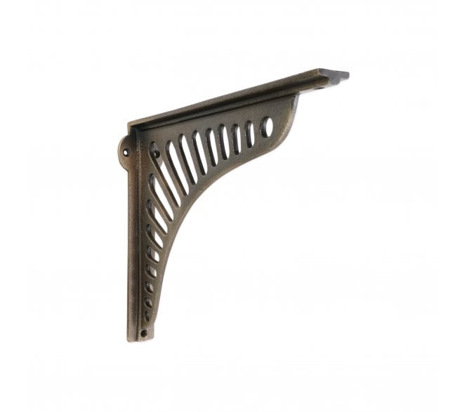 Spira Brass BR711MANT Sunrise Shelf Brackets - Matt Antique (PAIR)