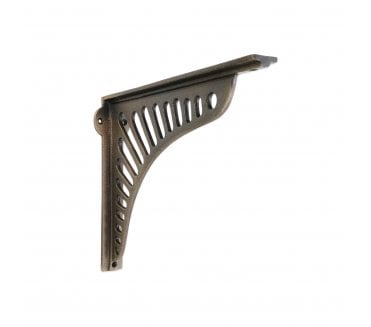 Spira Brass BR711MANT Sunrise Shelf Brackets - Matt Antique (PAIR)