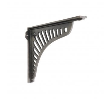 Spira Brass BR711PEW Sunrise Shelf Brackets - Pewter (PAIR)