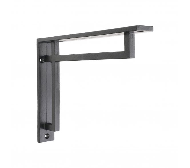 Spira Brass BR712BLK Narrow Art Deco Brackets - Black (PAIR)