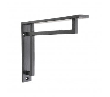 Spira Brass BR712BLK Narrow Art Deco Brackets - Black (PAIR)