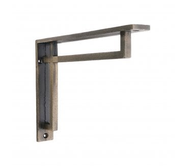 Spira Brass BR712MANT Narrow Art Deco Brackets - Matt Antique (PAIR)