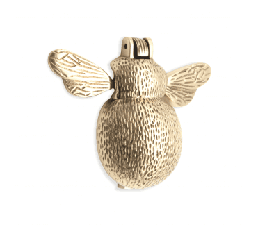 Spira Brass Bumble Bee Door Knocker - Polished Brass